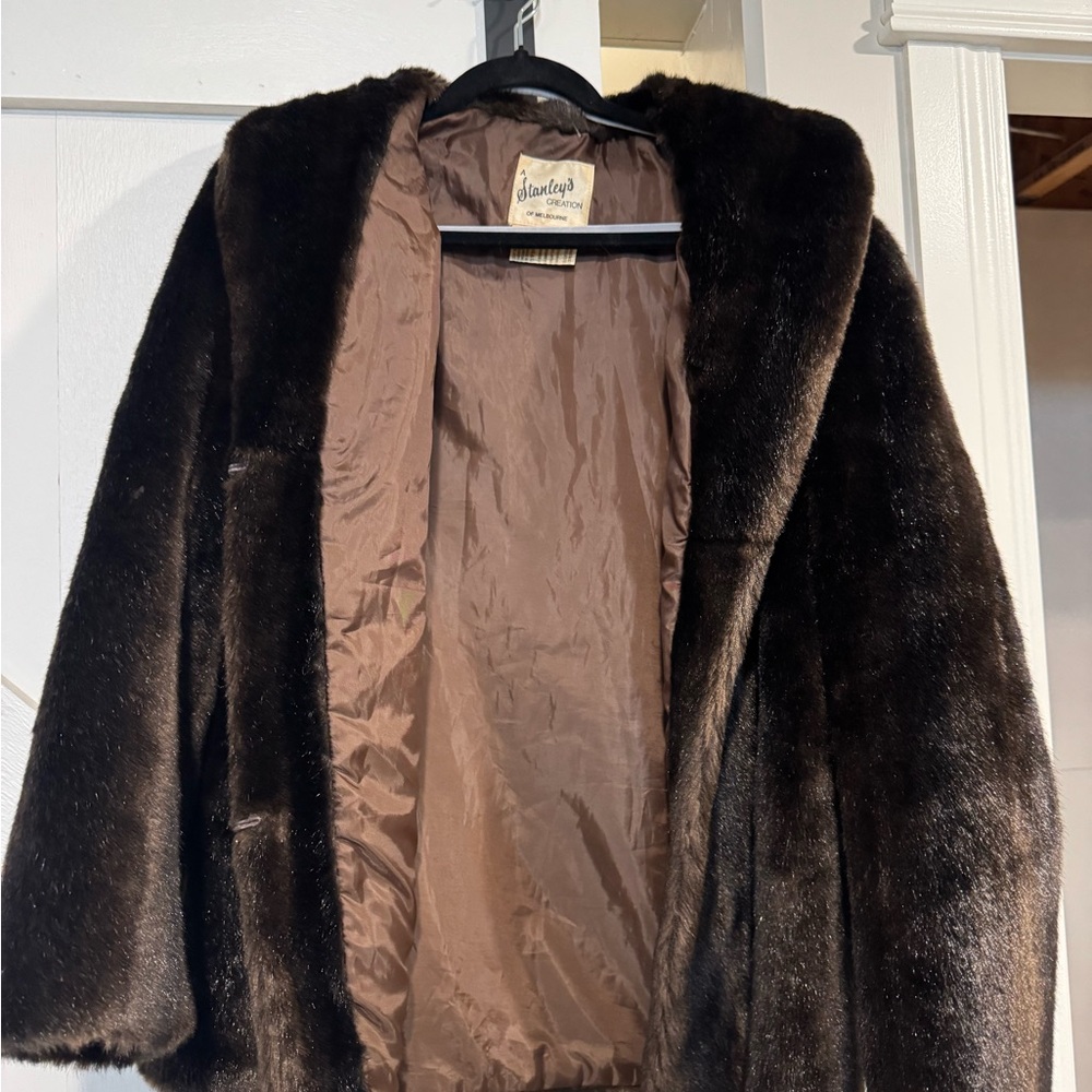Stanley Dark Brown Teddy Jacket